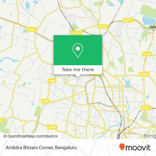 Ambika Biryani Corner, 3rd Main Road Bengaluru KA map