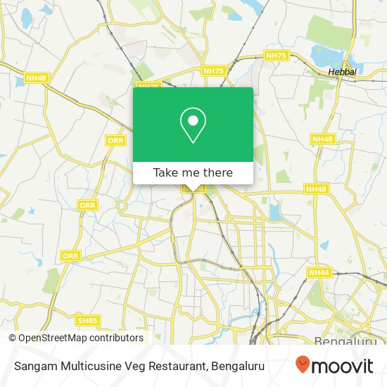 Sangam Multicusine Veg Restaurant, West of Chord Road Bengaluru 560010 KA map