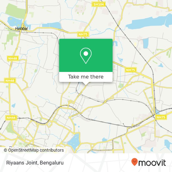 Riyaans Joint, Hennur Main Road Bengaluru 560084 KA map