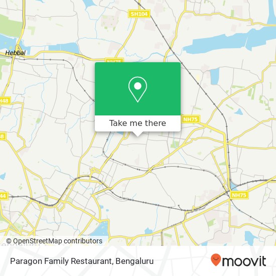 Paragon Family Restaurant, Nehru Road Bengaluru 560084 KA map