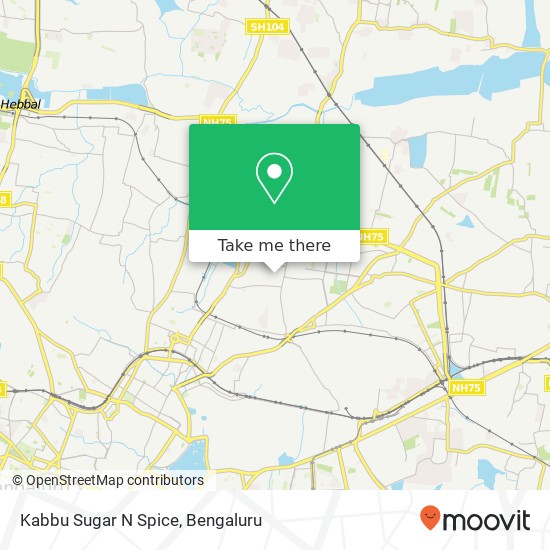 Kabbu Sugar N Spice, Nehru Road Bengaluru 560084 KA map
