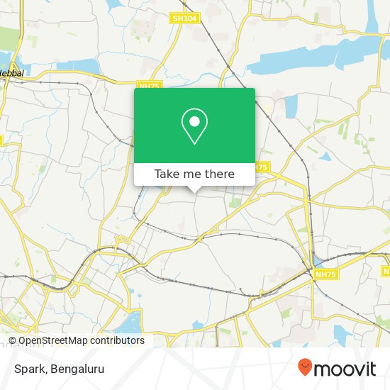 Spark, Nehru Road Bengaluru 560084 KA map