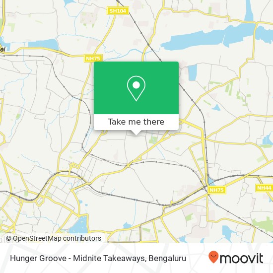 Hunger Groove - Midnite Takeaways, Kullappa Circle Bengaluru 560084 KA map