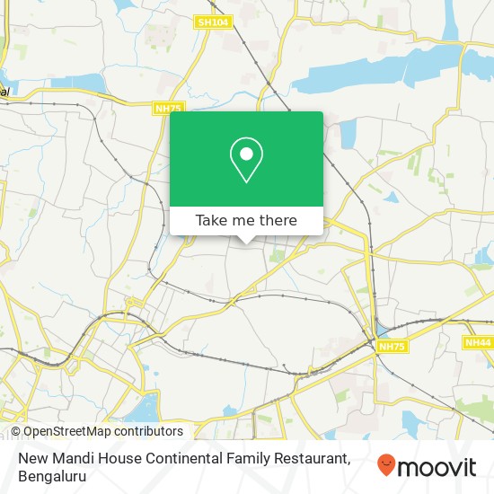 New Mandi House Continental Family Restaurant, KEB Road Bengaluru 560084 KA map