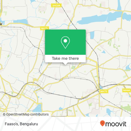 Faaso's, Nehru Road Bengaluru 560084 KA map