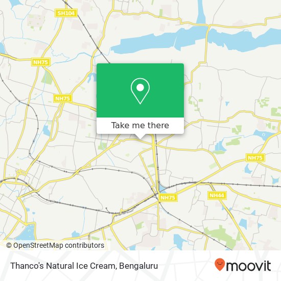 Thanco's Natural Ice Cream, Banaswadi Main Road Bengaluru 560043 KA map