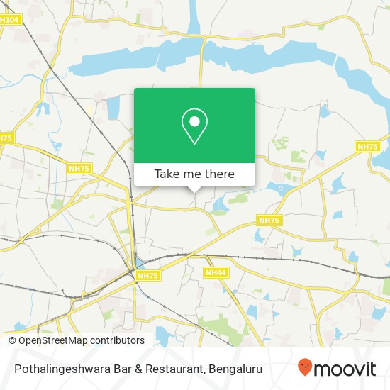 Pothalingeshwara Bar & Restaurant map