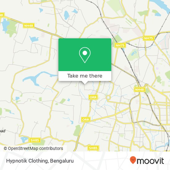 Hypnotik Clothing, 1st Cross Road Bengaluru 560058 KA map
