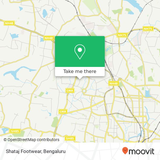 Shataj Footwear, 2nd Main Road Bengaluru 560096 KA map