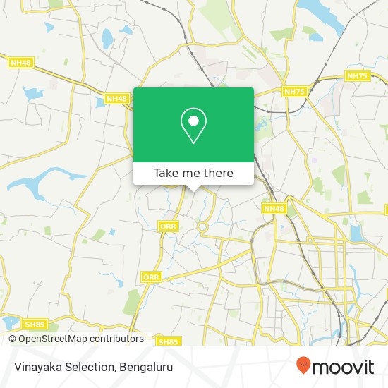 Vinayaka Selection, 2nd Cross Road Bengaluru KA map