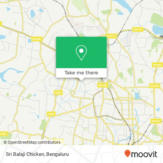 Sri Balaji Chicken, 1st Main Road Bengaluru KA map