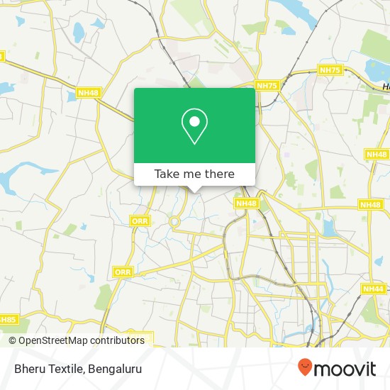 Bheru Textile, 2nd Main Road Bengaluru KA map