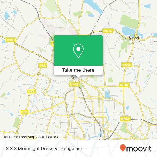 S S S Moonlight Dresses, Subedar Chatram Main Road Bengaluru 560022 KA map