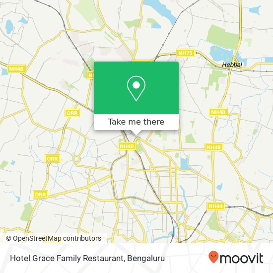 Hotel Grace Family Restaurant, Subedar Chatram Main Road Bengaluru 560022 KA map