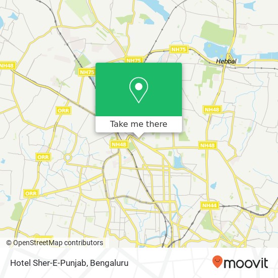 Hotel Sher-E-Punjab, M S Ramaiah Main Road Bengaluru 560012 KA map