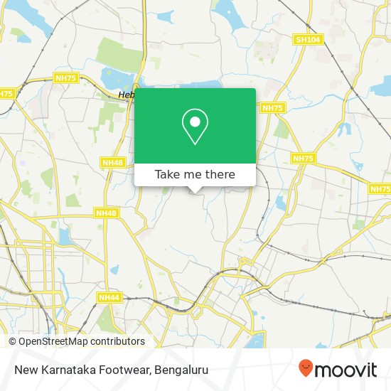 New Karnataka Footwear, 1st Main Road Bengaluru 560032 KA map