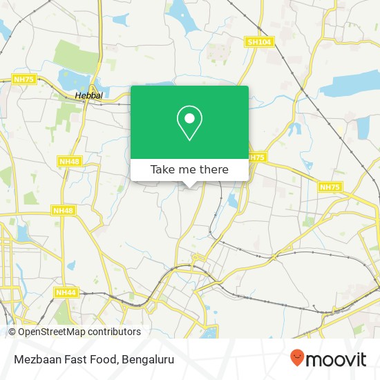 Mezbaan Fast Food, DR Ambedkar Medical College Main Road Bengaluru KA map