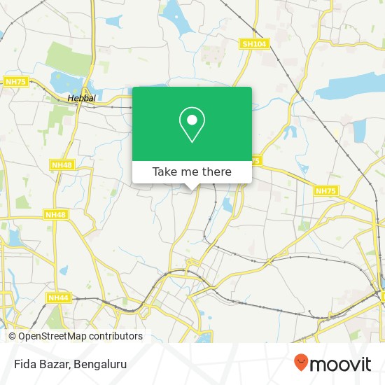 Fida Bazar, DR Ambedkar Medical College Main Road Bengaluru KA map