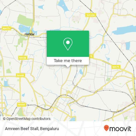 Amreen Beef Stall, DR Ambedkar Medical College Main Road Bengaluru KA map