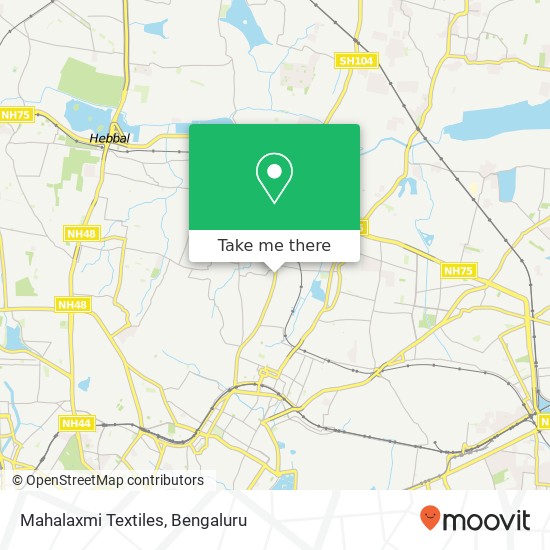 Mahalaxmi Textiles, SH-104 Bengaluru KA map