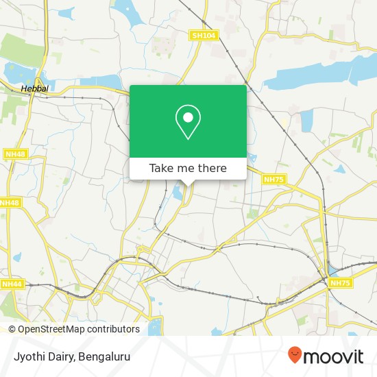 Jyothi Dairy, Haneef Sail 1st Cross Road Bengaluru 560043 KA map