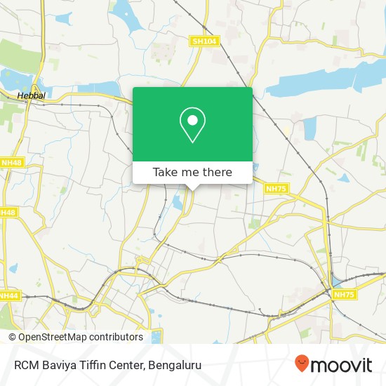 RCM Baviya Tiffin Center, Hennur Main Road Bengaluru 560043 KA map