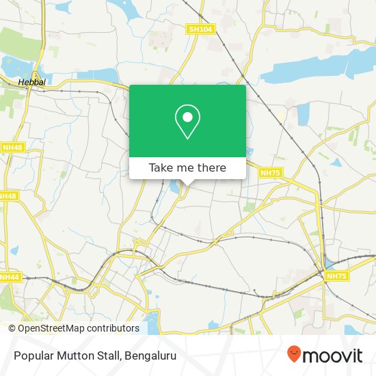 Popular Mutton Stall, 3rd Cross Road Bengaluru 560084 KA map