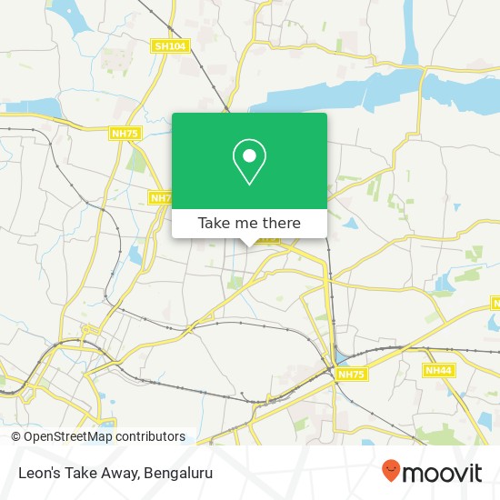 Leon's Take Away, 3rd A Cross Road Bengaluru 560043 KA map