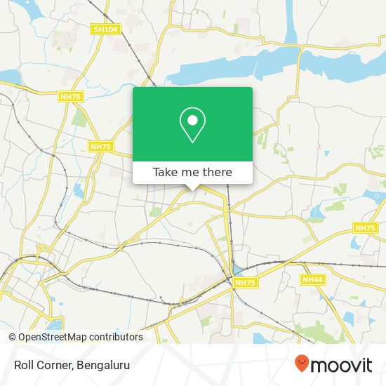 Roll Corner, 2nd Cross Road Bengaluru 560043 KA map