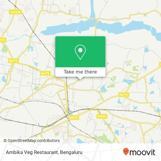 Ambika Veg Restaurant, 3rd Block Road Bengaluru 560016 KA map
