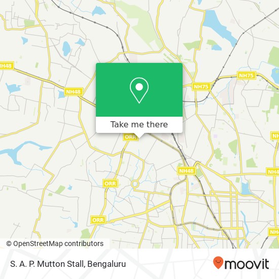 S. A. P. Mutton Stall, Kuvempu Circle Bengaluru 560022 KA map