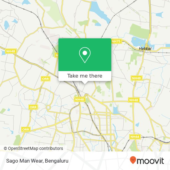 Sago Man Wear, B Narayanaswamappa Road Bengaluru 560022 KA map