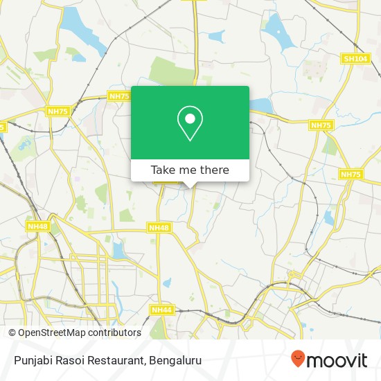 Punjabi Rasoi Restaurant, Federal Bank Road Bengaluru 560032 KA map