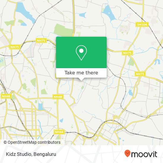 Kidz Studio, Dinnur Main Road Bengaluru KA map