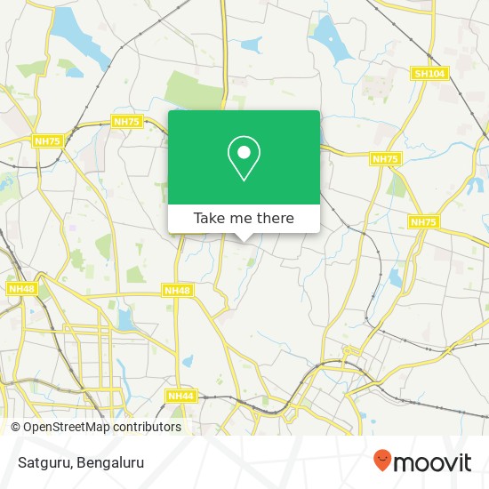 Satguru, Dinnur Main Road Bengaluru 560032 KA map