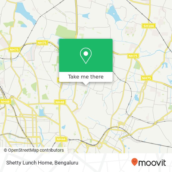 Shetty Lunch Home, 9th Main Road Bengaluru 560032 KA map