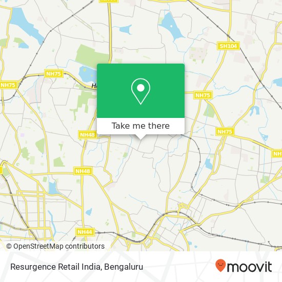 Resurgence Retail India, Sultanpalya Main Road KA map