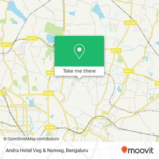 Andra Hotel Veg & Nonveg, Bengaluru 560032 KA map