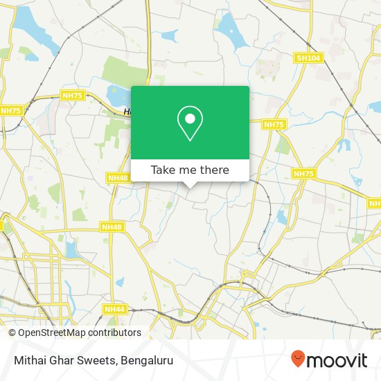 Mithai Ghar Sweets, 2nd A Cross Road Bengaluru 560032 KA map