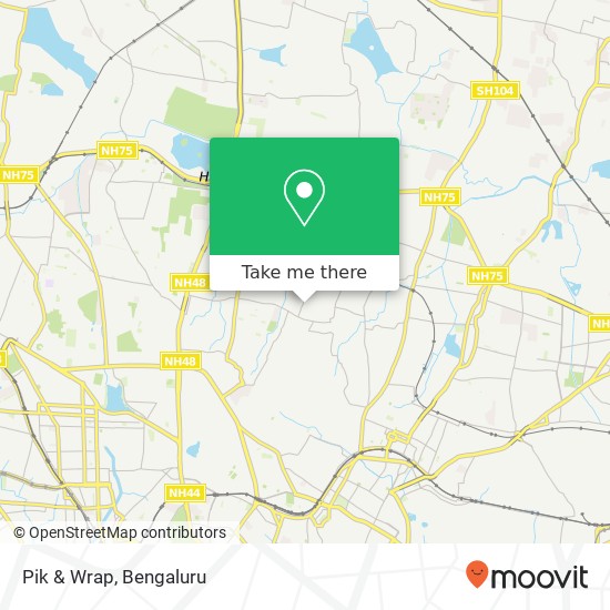 Pik & Wrap, 2nd A Cross Road Bengaluru 560032 KA map