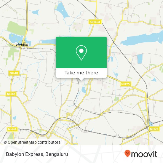 Babylon Express, 5th Main Road Bengaluru 560043 KA map