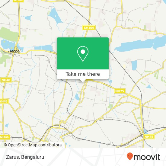 Zarus, 80 Feet Road Bengaluru 560043 KA map