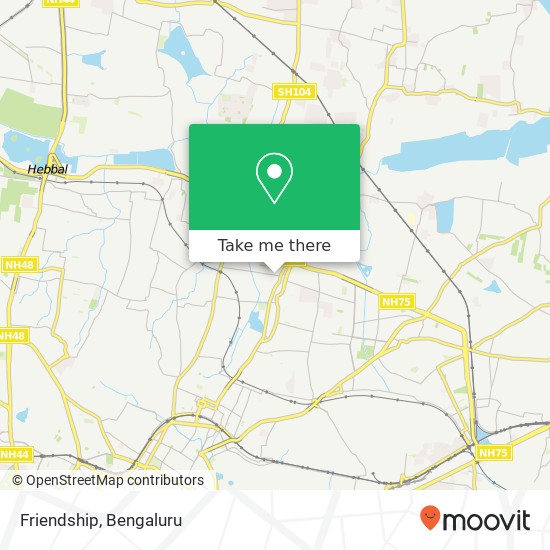 Friendship, 80 Feet Road Bengaluru 560043 KA map