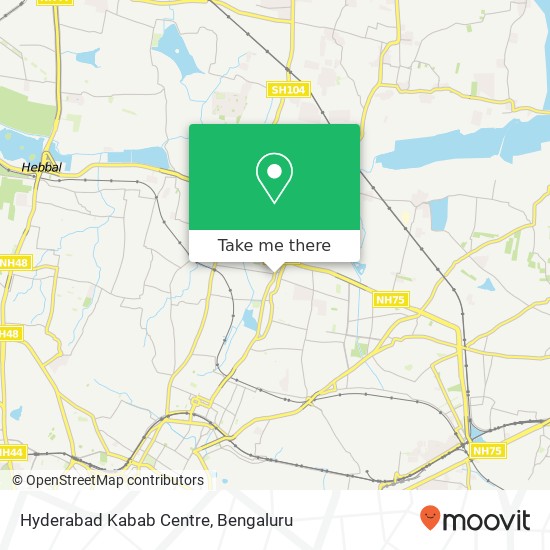 Hyderabad Kabab Centre, 80 Feet Road Bengaluru 560043 KA map