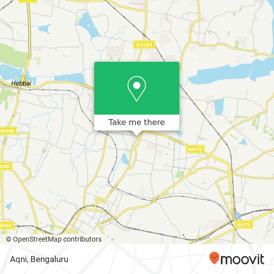 Aqni, 80 Feet Road Bengaluru 560043 KA map