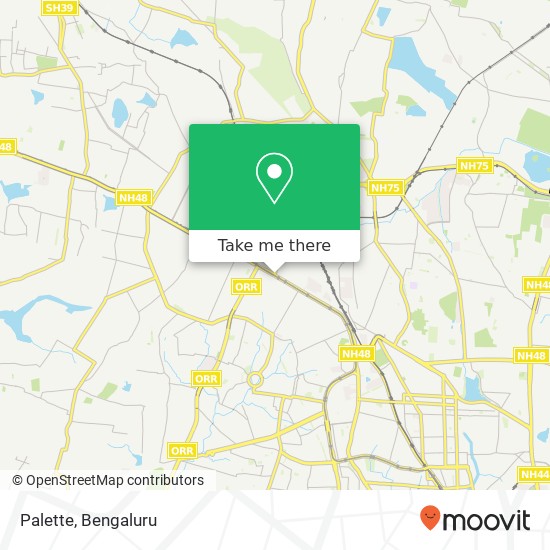 Palette, Bengaluru-Pune National Highway Bengaluru 560022 KA map