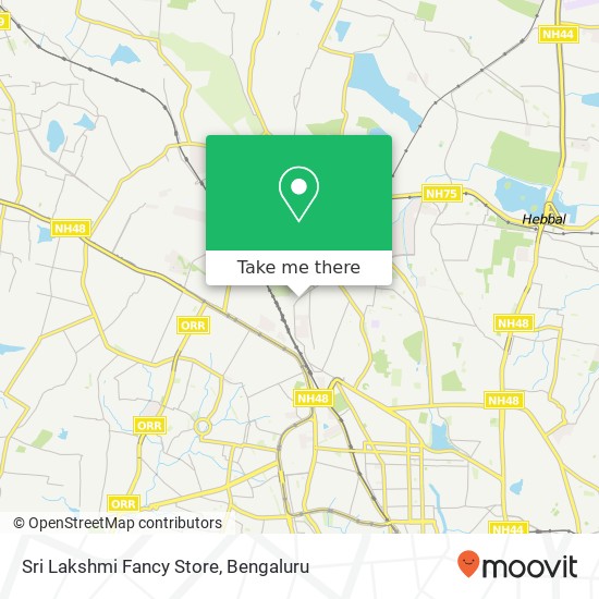 Sri Lakshmi Fancy Store, Bengaluru KA map