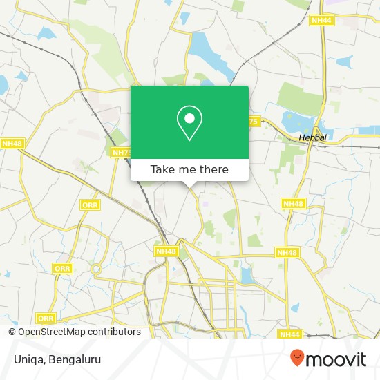 Uniqa, 1st Main Road Bengaluru KA map