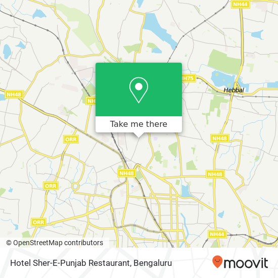 Hotel Sher-E-Punjab Restaurant, 1st Main Road Bengaluru 560022 KA map