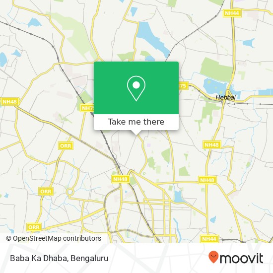 Baba Ka Dhaba, 1st Main Road Bengaluru 560054 KA map